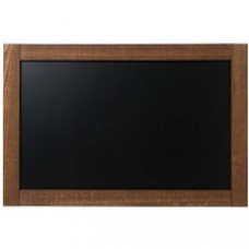 Bi-silque Rustic Chalk Board - Oak Frame - 1 Each