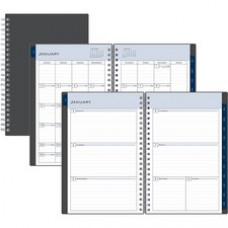 Blue Sky Passages Weekly/Monthly Planner - Weekly, Monthly - 12 Month - January - December - 1 Month, 1 Week Double Page Layout - 8