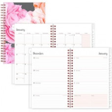 Blue Sky Joselyn Weekly/Monthly Planner - Monthly, Weekly - 1 Year - January - December - 1 Month, 1 Week Double Page Layout - 5