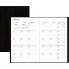 Blue Sky Aligned Slim Monthly Planner - Monthly - 1 Year - January 2022 - December 2022 - 1 Month Double Page Layout - 3 3/4