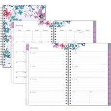 Blue Sky Laila Create-Your-Own Cover Weekly/Monthly Planner - Weekly, Monthly - 12 Month - January 2022 - December 2022 - 1 Month, 1 Week Double Page Layout - 8