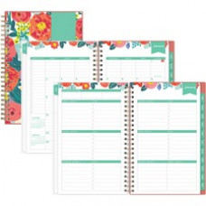 Day Designer Floral Sketch Weekly/Monthly Planner - Weekly, Monthly - 12 Month - January 2022 - December 2022 - 1 Month, 1 Week Double Page Layout - 5