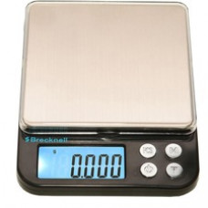 Brecknell EPB500 EPB Series Balance Scale - 500 g Maximum Weight Capacity - Black, Silver