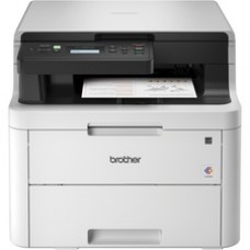 Brother HL-L3290CDW Compact Digital Color Printer Providing Laser Quality Results with Convenient Flatbed Copy & Scan, Plus Wireless and Duplex Printing - Copier/Printer/Scanner - 25 ppm Mono/25 ppm Color Print - 600 x 2400 dpi Print - Automatic Dupl