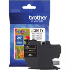 Brother LC3011Y Original Standard Yield Inkjet Ink Cartridge - Single Pack - Yellow - 1 Each - 200 Pages