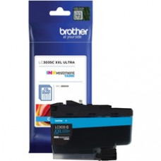 Brother Genuine LC3035C Single Pack Ultra High-yield Cyan INKvestment Tank Ink Cartridge - Inkjet - Ultra High Yield - 5000 Pages - 1 Pack
