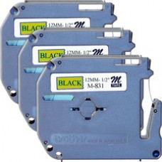 Brother P-touch Nonlaminated M Series Tape Cartridge - 1/2