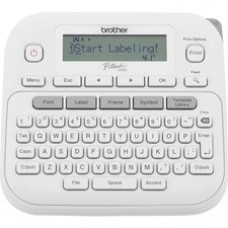 Brother® P-touch PT-D220 Home/Office Everyday Label Maker - 14 Fonts - 180 dpi - QWERTY keyboard - Takes TZe Label Tapes up to ~1/2 inch