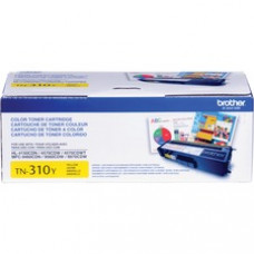 Brother Genuine TN310Y Yellow Toner Cartridge - Laser - 1500 Pages - Yellow - 1 Each