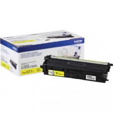 Brother TN431Y Toner Cartridge - Yellow - Laser - Standard Yield - 1800 Pages - 1 Each