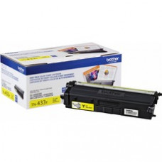 Brother TN433Y Toner Cartridge - Yellow - Laser - High Yield - 4000 Pages - 1 Each