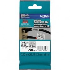 Brother Flexible Cable/Wire TZe ID Tape - Removable Adhesive - 15/32