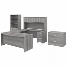 Bush Business Furniture Studio C Desk/Hutch/Bookcase/File Cabinet - 72