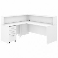 Bush Business Furniture Studio C White Laminate Desking - 72