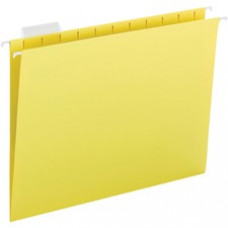 Business Source 1/5 Tab Cut Letter Recycled Hanging Folder - 8 1/2