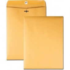 Business Source 32 lb Kraft Clasp Envelopes - Clasp - #90 - 9" Width x 12" Length - 32 lb - Clasp - Kraft - 100 / Box - Brown Kraft