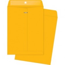Business Source 32 lb Kraft Clasp Envelopes - Clasp - #97 - 10" Width x 13" Length - 32 lb - Clasp - Kraft - 100 / Box - Brown Kraft