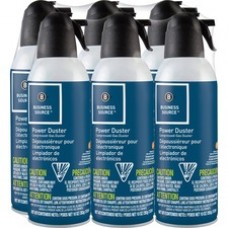 Business Source Power Duster - 10 oz - Moisture-free, Ozone-safe - 6 / Pack - Multi