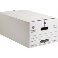 Business Source Medium Duty Legal Size Storage Box - Internal Dimensions: 15