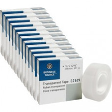 Business Source All-purpose Transparent Tape - 36 yd Length x 0.75