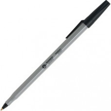 Business Source Bulk Pack Ballpoint Stick Pens - Medium Pen Point - Black - 60 / Box