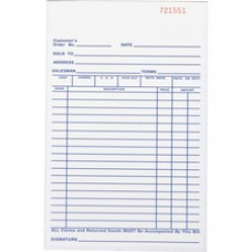 Business Source All-purpose Carbonless Forms Book - 50 Sheet(s) - 2 Part - Carbonless Copy - 5 1/2