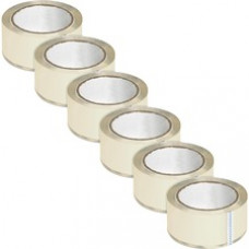 Business Source Crystal Clear Packaging Tape - 55 yd Length x 2