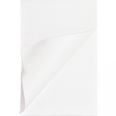 Business Source Plain Memo Pads - 100 Sheets - Plain - Glued - Unruled - 15 lb Basis Weight - 4