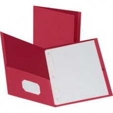 Business Source Storage Pockets Fastener Folders - Letter - 8 1/2