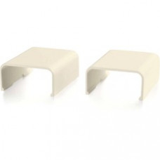 C2G Wiremold Uniduct 2900 Cover Clip - Ivory - Joint Cover - Ivory - 1 Pack - Polyvinyl Chloride (PVC) - TAA Compliant