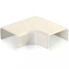 C2G Wiremold Uniduct 2900 9 Flat Elbow - Ivory - Elbow - Ivory - 1 Pack - Polyvinyl Chloride (PVC) - TAA Compliant