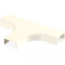 C2G Wiremold Uniduct 2800 Bend Radius Compliant Tee - Ivory - Tee Fitting - Ivory - 1 Pack - Polyvinyl Chloride (PVC) - TAA Compliant