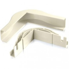 C2G Wiremold Uniduct 2800 Bend Radius Compliant External Elbow - Ivory - Elbow - Ivory - 1 Pack - Polyvinyl Chloride (PVC) - TAA Compliant