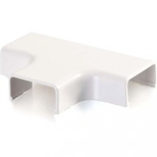 C2G Wiremold Uniduct 2700 Tee - White - Tee Fitting - White - 1 Pack - Polyvinyl Chloride (PVC) - TAA Compliant
