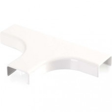 C2G Wiremold Uniduct 2800 Bend Radius Compliant Tee - White - Tee Fitting - White - 1 Pack - Polyvinyl Chloride (PVC) - TAA Compliant