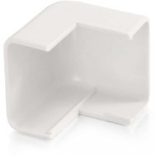 C2G Wiremold Uniduct 2800 External Elbow - White - Elbow - White - 1 Pack - Polyvinyl Chloride (PVC) - TAA Compliant