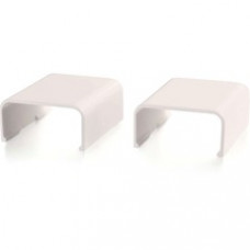 C2G Wiremold Uniduct 2900 Cover Clip - Fog White - Joint Cover - Fog White - 1 Pack - Polyvinyl Chloride (PVC) - TAA Compliant
