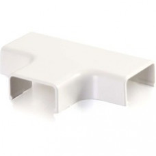 C2G Wiremold Uniduct 2700 Tee - Fog White - Tee Fitting - Fog White - 1 Pack - Polyvinyl Chloride (PVC) - TAA Compliant