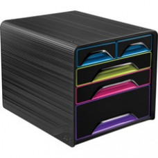 CEP Gloss Desktop Drawer Storage Unit - 5 Drawer(s) - 10.6
