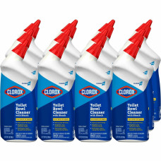 Clorox Toilet Bowl Cleaner with Bleach - Gel - 0.19 gal (24 fl oz) - Fresh Scent - 12 / Carton