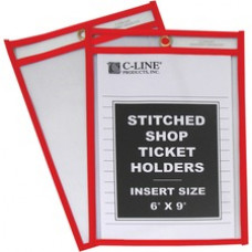 C-Line Hanging Strap Shop Ticket Holder - Support 6