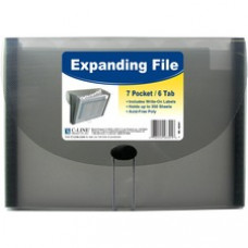 C-Line 7-Pocket Expanding Files - Smoke, 1/EA, 48301