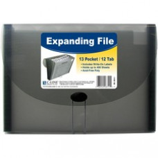 C-Line 13-Pocket Letter Size Expanding File - Smoke, 1/EA, 48311