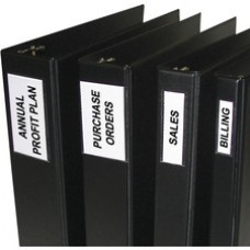 C-Line Self-Adhesive Binder Label Holders - For 2-3 inch Ring Binders, Peel & Stick, 2-1/4 x 3-5/8, 12/PK, 70025