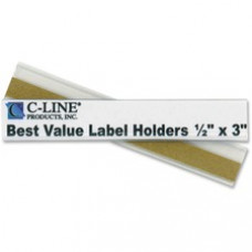 C-Line 87607 Removable Adhesive Label Holder - 0.5