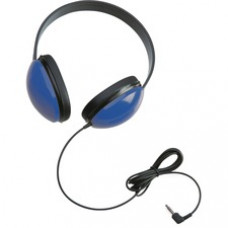 Califone Childrens Stereo Blue Headphone Lightweight - Stereo - Blue - Mini-phone - Wired - 25 Ohm - 20 Hz 20 kHz - Over-the-head - Binaural - Circumaural - 5.50 ft Cable