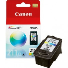Canon CL-211XL Ink Cartridge - Cyan, Magenta, Yellow - Inkjet - 349 Pages Tri-color - 1 Each
