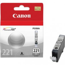 Canon CLI-221GY Original Ink Cartridge - Inkjet - 510 Pages - Gray - 1 Each