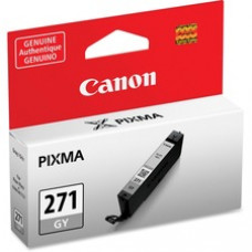 Canon CLI-271 Original Ink Cartridge - Inkjet - Standard Yield - Gray - 1 Each