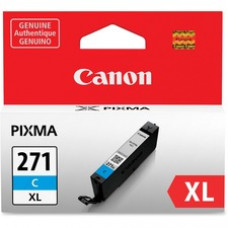 Canon CLI-271 Original Ink Cartridge - Inkjet - High Yield - Cyan - 1 Each